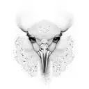 ostrich tattoo design idea