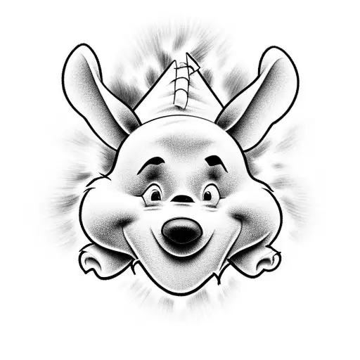 winnie the pooh meth tattoo design idea