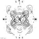 space, time, infinity, perseverance  tattoo design idea