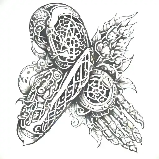 bionic arm sleeve tattoo tattoo design idea