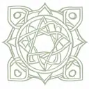 Celtic knot shield tattoo design idea