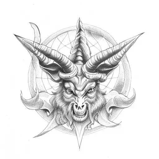 baphomet tattoo design idea