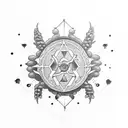 Serotonin tattoo design idea