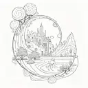 elliott smith album cover tattoo design idea