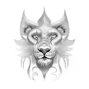 aslan tattoo design idea