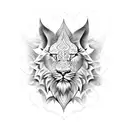 aslan tattoo design idea