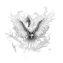 Phoenix tattoo design idea