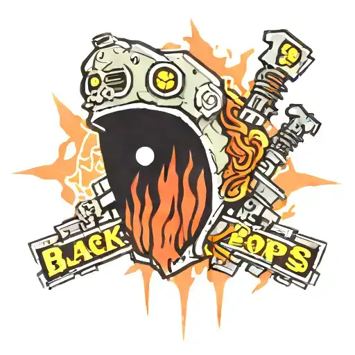 black ops 2 zombies tattoo design idea