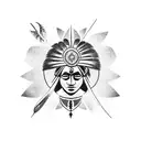 Maidu Indian Symbol tattoo design idea