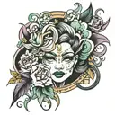 Matthew Marcellus Selena name tattoo design idea