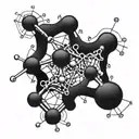DOPAMINE CHEMICAL STRUCTURE tattoo design idea