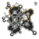 DOPAMINE CHEMICAL STRUCTURE tattoo design idea