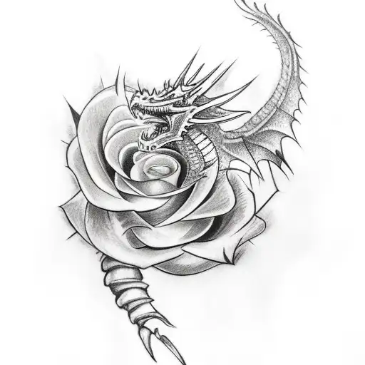 Spine Dragon Back Tattoo Female - Temu