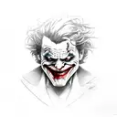 joker tattoo design idea
