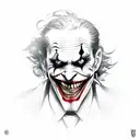 joker tattoo design idea
