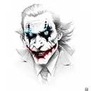 joker tattoo design idea