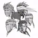 Different Shinobi Headbands: Each tattoo design idea