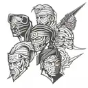 Different Shinobi Headbands: Each tattoo design idea