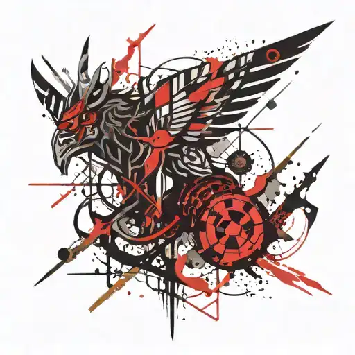 odin styled like tattoo design idea