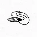 symbol representing a clam person with scorpio zodiac sign and starts  tattoo design idea