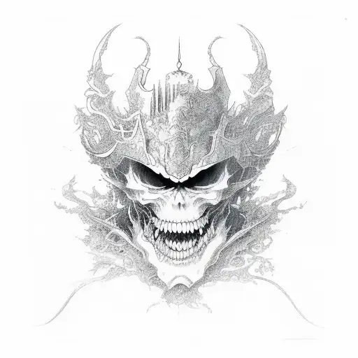 Shinigami tattoo design idea