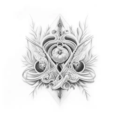Alicia en el País de las maravillas tattoo design idea