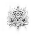 Alicia en el País de las maravillas tattoo design idea