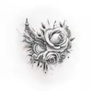 Alicia en el País de las maravillas tattoo design idea