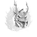 Concha de santiago tattoo design idea