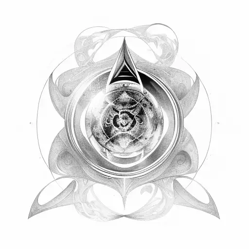 leo and virgo synbol with Arianna and Giorgia names wrapped around symbol tattoo design idea