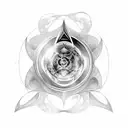 leo and virgo synbol with Arianna and Giorgia names wrapped around symbol tattoo design idea