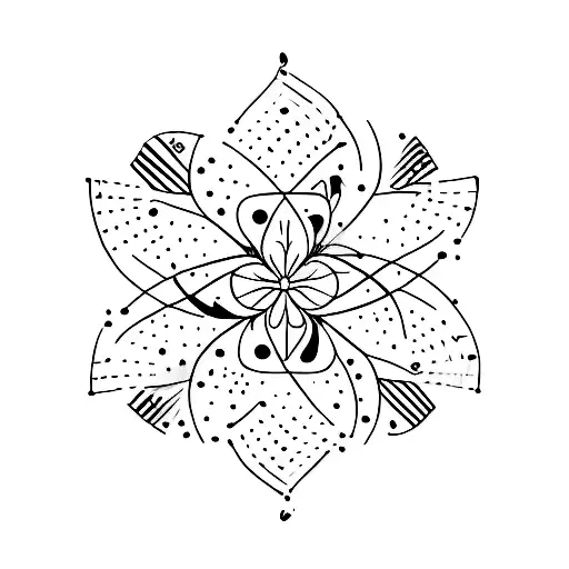 simple acoustic guitar  tattoo design idea