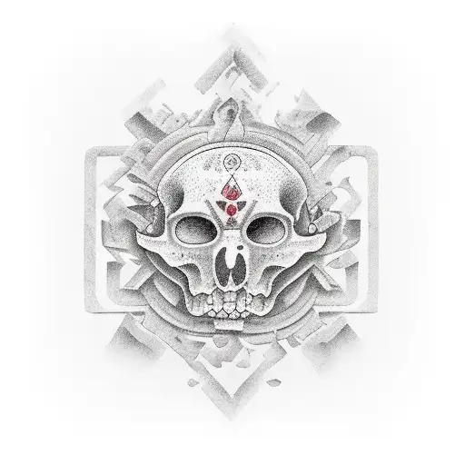 maya civilization tattoo design idea