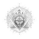 maya civilization tattoo design idea