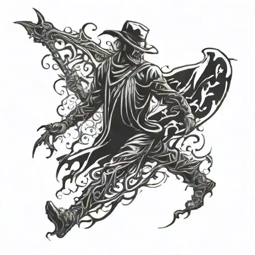 Dead Man Walking tattoo design idea