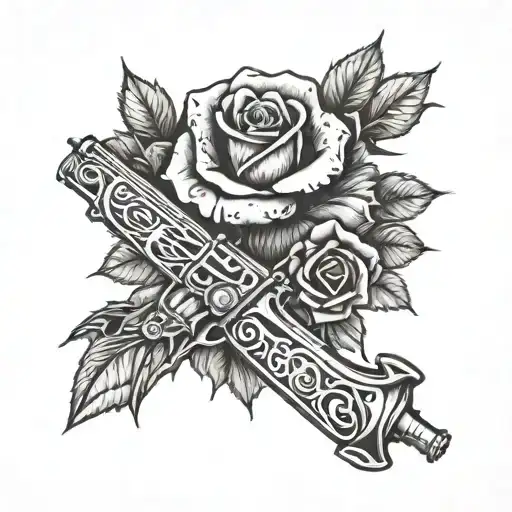guns n roses tattoo design idea