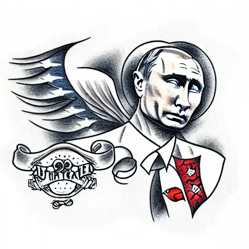 Putin tattoo design idea