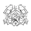 book press tattoo design idea