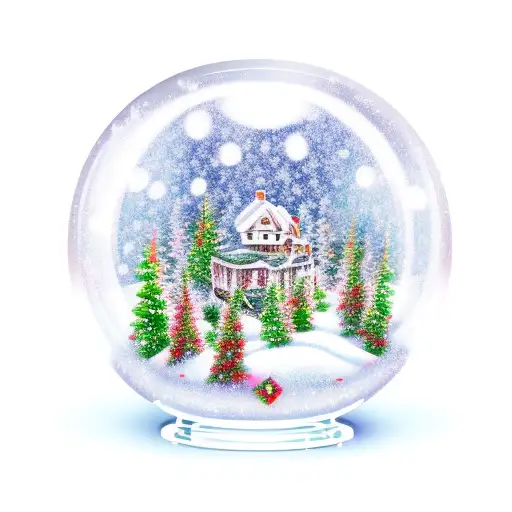 snow globe tattoo design idea