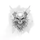 random arm sleeve tattoo design idea