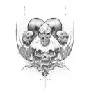 random arm sleeve tattoo design idea