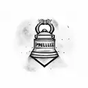 liberty bell tattoo design idea