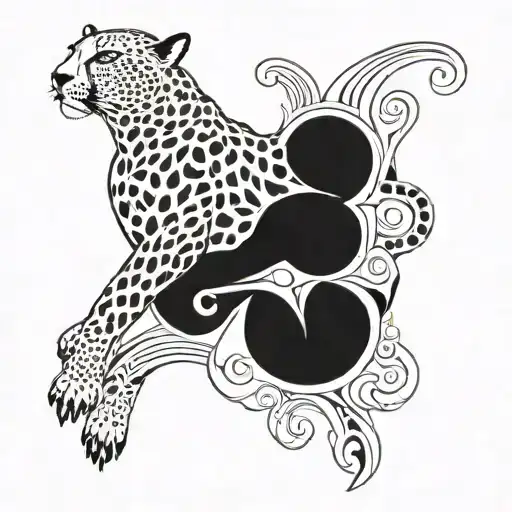 cheetah womb tattoo tattoo design idea