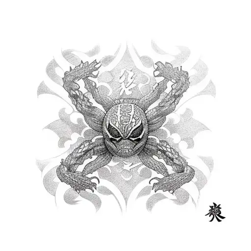 Aranha akatsuki tattoo design idea