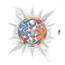 stars, boy, cretivity and growth mindset tattoo design idea