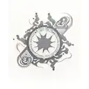 stars, boy, cretivity and growth mindset tattoo design idea