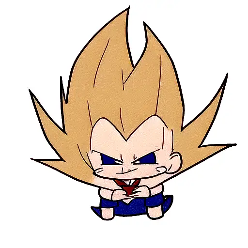 majin vegeta tattoo design idea