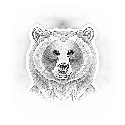 mama bear papa bear cjild bear tattoo design idea