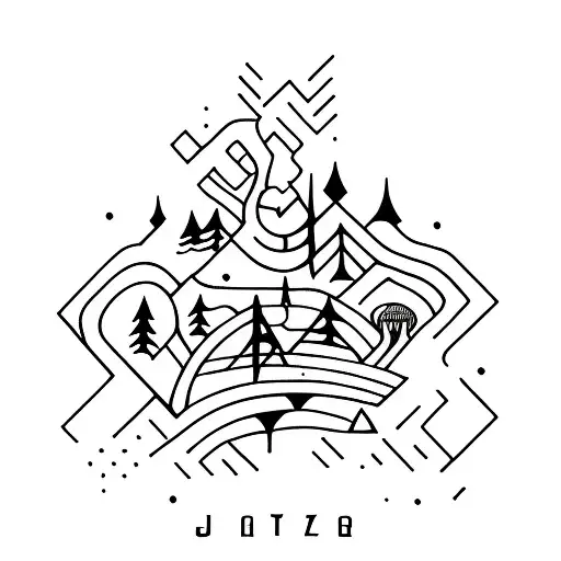 Jazz forest wise tattoo design idea