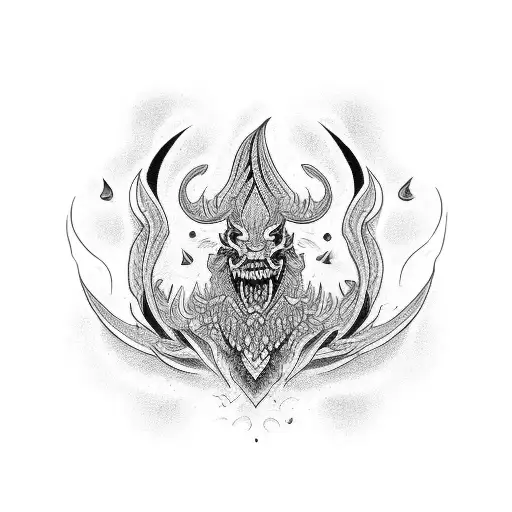 naga yant tattoo design idea
